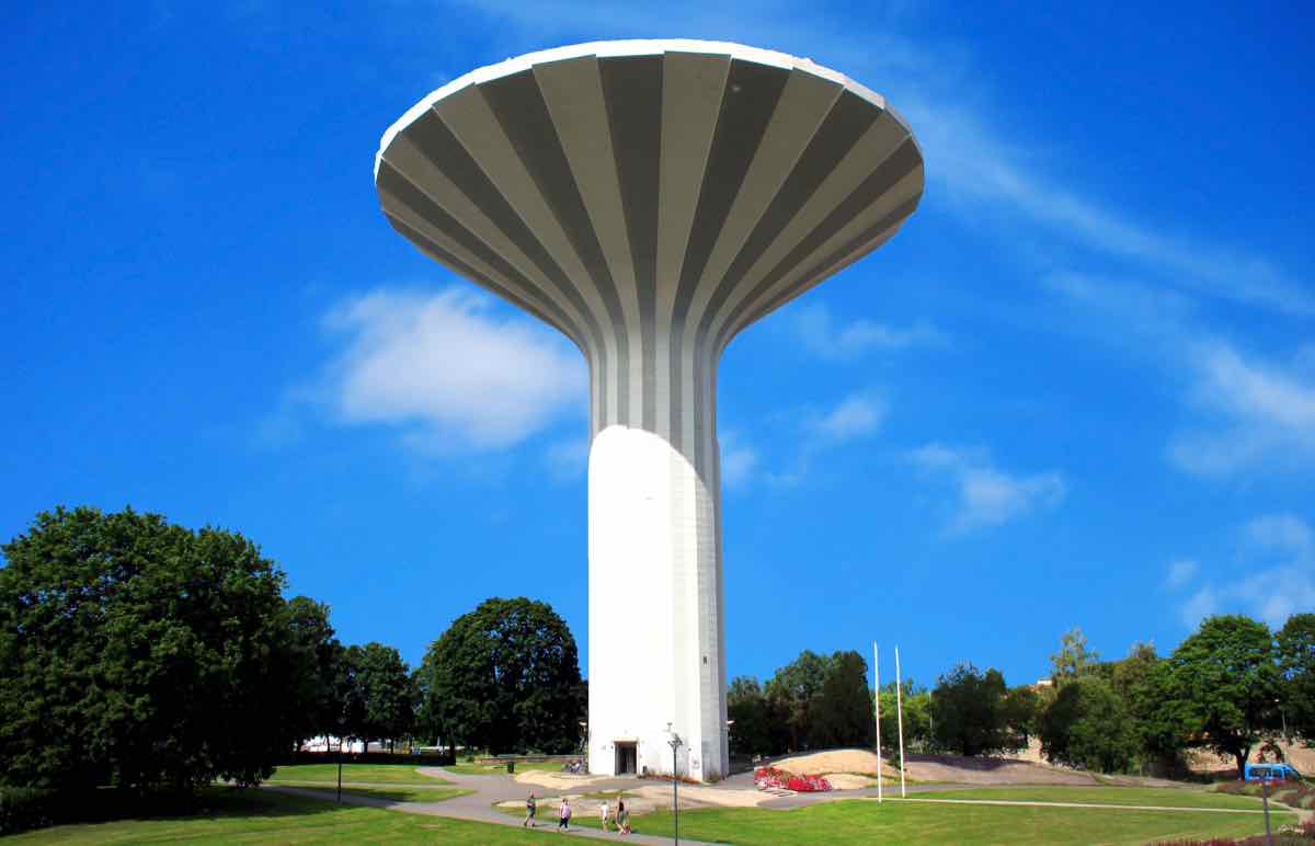 Svampen: der Wasserturm mit der tollen Aussicht. (Foto: Jimmy Fuhr)
