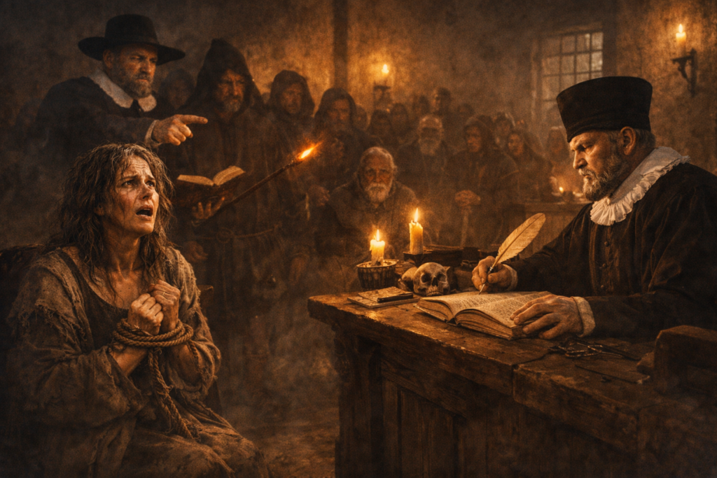 Hexenjagd in Schweden Verhör